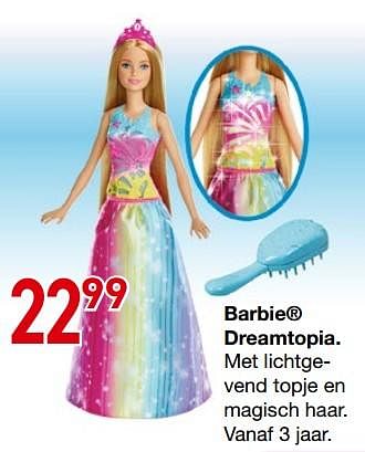 Promoties Barbie dreamtopia - Mattel - Geldig van 25/10/2018 tot 06/12/2018 bij Tuf Tuf