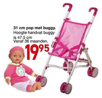 Promoties Pop met buggy - Loko toys - Geldig van 25/10/2018 tot 06/12/2018 bij Tuf Tuf