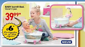Promoties Baby born bad - Baby Born - Geldig van 25/10/2018 tot 06/12/2018 bij De Rakker