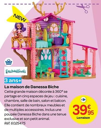Promotions La maison de danessa biche - Enchantimals  - Valide de 24/10/2018 à 06/12/2018 chez Carrefour