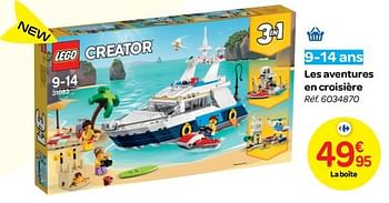 Promotions Les aventures en croisière - Lego - Valide de 24/10/2018 à 06/12/2018 chez Carrefour