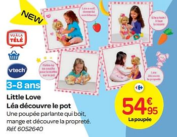 Promotions Little love léa découvre le pot - Vtech - Valide de 24/10/2018 à 06/12/2018 chez Carrefour
