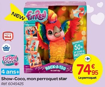Promotions Show-coco, mon perroquet star - Hasbro - Valide de 24/10/2018 à 06/12/2018 chez Carrefour