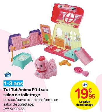 Promotions Tut tut animo p`tit sac salon de toilettage - Produit maison - Carrefour  - Valide de 24/10/2018 à 06/12/2018 chez Carrefour