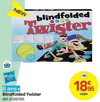 Promotions Blindfolded twister - Hasbro - Valide de 24/10/2018 à 06/12/2018 chez Carrefour