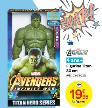 Promotions Figurine titan - Hasbro - Valide de 24/10/2018 à 06/12/2018 chez Carrefour