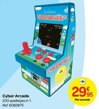 Promotions Cyber arcade - Lexibook - Valide de 24/10/2018 à 06/12/2018 chez Carrefour