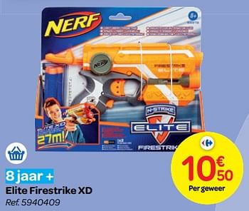 Promoties Elite firestrike xd - Hasbro - Geldig van 24/10/2018 tot 06/12/2018 bij Carrefour