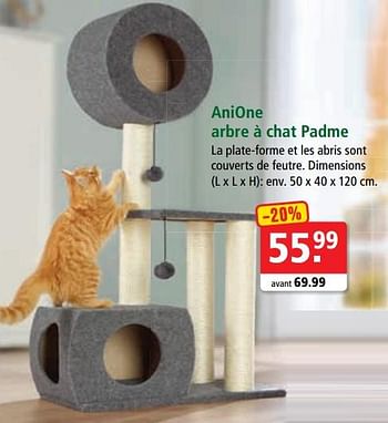 Promotion Maxi Zoo Anione Arbre A Chat Padme Anione Animaux Accessoires Valide Jusqua 4 Promobutler
