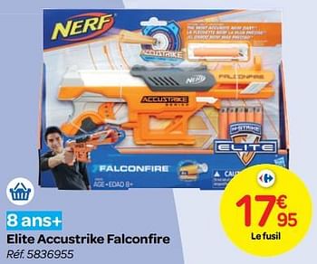Promotions Elite accustrike falconfire - Hasbro - Valide de 24/10/2018 à 06/12/2018 chez Carrefour