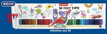 Promoties Viltstiften etui 50 - Bruynzeel - Geldig van 25/10/2018 tot 06/12/2018 bij Multi-Land