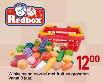 Promoties Winkelmand gevuld met fruit en groenten - Redbox - Geldig van 25/10/2018 tot 06/12/2018 bij Multi-Land