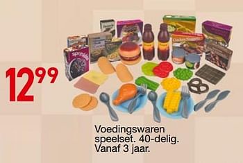 Promoties Voedingswaren speelset - Huismerk - Deproost - Geldig van 25/10/2018 tot 06/12/2018 bij Deproost