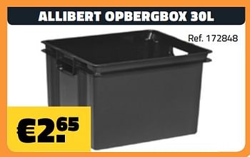 Promoties Allibert opbergbox - Allibert - Geldig van 01/11/2018 tot 30/11/2018 bij Bouwcenter Frans Vlaeminck