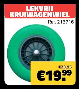 Promoties Lekvrij kruiwagenwiel - Huismerk - Bouwcenter Frans Vlaeminck - Geldig van 01/11/2018 tot 30/11/2018 bij Bouwcenter Frans Vlaeminck