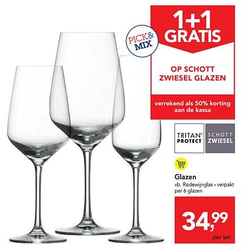 Promoties Glazen - schot-zwiesel - Geldig van 07/11/2018 tot 20/11/2018 bij Makro