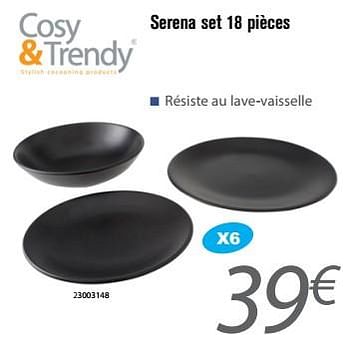 Promotions Serena set 18 pièces - Cosy & Trendy - Valide de 05/11/2018 à 11/11/2018 chez Krefel