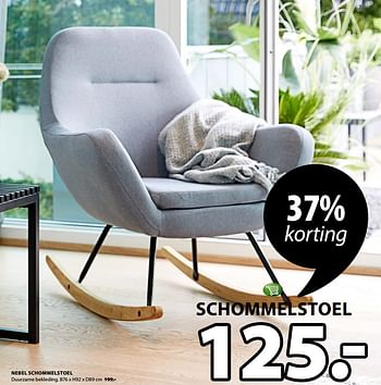 sneeuw Mijnwerker Snor Huismerk - Jysk Nebel schommelstoel - Promotie bij Jysk