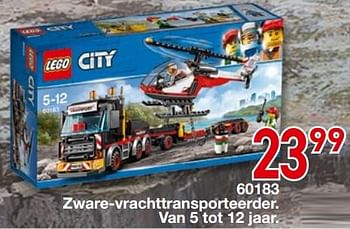 Promotions 60183 zware-vrachttransporteerder - Lego - Valide de 25/10/2018 à 06/12/2018 chez Multi-Land