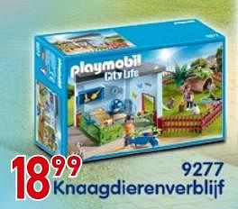 Promoties 9277 knaagdierenverblijf - Playmobil - Geldig van 25/10/2018 tot 06/12/2018 bij Tuf Tuf