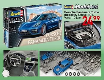 Promoties Porsche panamera turbo modelkit - Revell - Geldig van 25/10/2018 tot 06/12/2018 bij Multi-Land