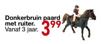 Promoties Donkerbruin paard met ruiter - Huismerk - Tuf Tuf - Geldig van 25/10/2018 tot 06/12/2018 bij Tuf Tuf