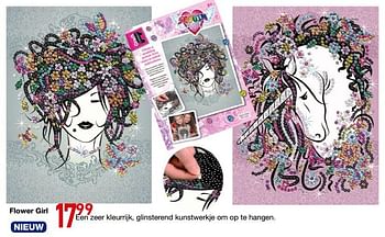 Promoties Flower girl - Sequin Art - Geldig van 25/10/2018 tot 06/12/2018 bij Tuf Tuf