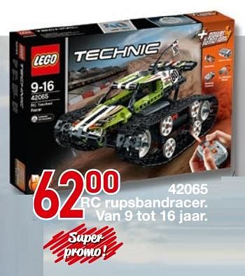 Promoties 42065 rc rupsbandracer - Lego - Geldig van 25/10/2018 tot 06/12/2018 bij Tuf Tuf