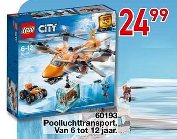 Promoties 60193 poolluchttransport - Lego - Geldig van 25/10/2018 tot 06/12/2018 bij Tuf Tuf