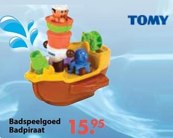 Promoties Badspeelgoed badpiraat - Tomy - Geldig van 01/11/2018 tot 30/11/2018 bij De Kinderplaneet