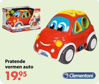 Clementoni Pratende vormen auto - Promotie bij De Kinderplaneet