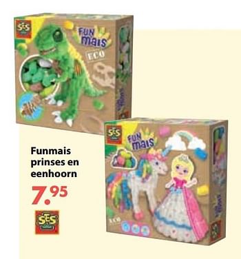 Promoties Funmais prinses en eenhoorn - SES - Geldig van 01/11/2018 tot 30/11/2018 bij De Kinderplaneet