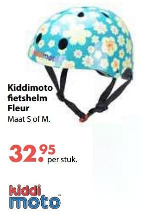 Promoties Kiddimoto fietshelm fleur - Kiddi Moto - Geldig van 01/11/2018 tot 30/11/2018 bij De Kinderplaneet
