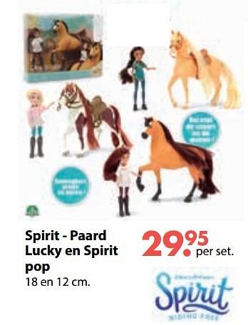 Promoties Spirit - paard lucky en spirit pop - Dreamworks - Geldig van 01/11/2018 tot 30/11/2018 bij De Kinderplaneet