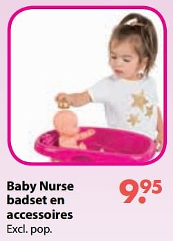 Promoties Baby nurse badset en accessoires - Baby Nurse - Geldig van 01/11/2018 tot 30/11/2018 bij Desomer-Plancke