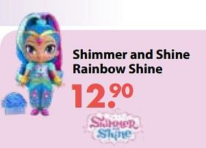 Promoties Shimmer and shine rainbow shine - Shimmer and Shine - Geldig van 01/11/2018 tot 30/11/2018 bij Desomer-Plancke