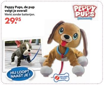 Promoties Peppy pups, de pup volgt je overal! - Peppy Pups - Geldig van 01/11/2018 tot 30/11/2018 bij Desomer-Plancke
