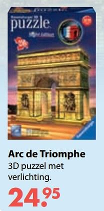 Promoties Arc de triomphe - Ravensburger - Geldig van 01/11/2018 tot 30/11/2018 bij Desomer-Plancke