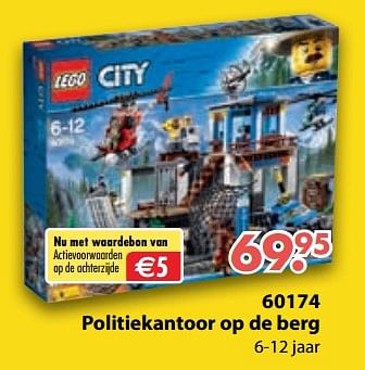 Promoties 60174 politiekantoor op de berg - Lego - Geldig van 01/11/2018 tot 30/11/2018 bij Desomer-Plancke