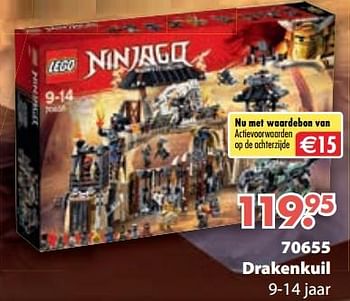 Promoties 70655 drakenkuil - Lego - Geldig van 01/11/2018 tot 30/11/2018 bij Desomer-Plancke