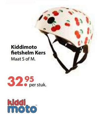 Promoties Kiddimoto fietshelm kers - Kiddi Moto - Geldig van 01/11/2018 tot 30/11/2018 bij Desomer-Plancke