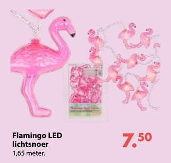 Promoties Flamingo led lichtsnoer - Huismerk - Desomer-Plancke - Geldig van 01/11/2018 tot 30/11/2018 bij Desomer-Plancke