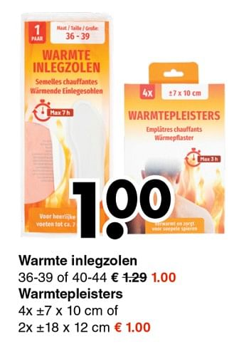 Warmte inlegzolen hot sale