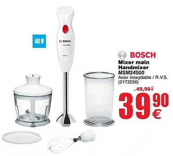 Promoties Bosch mixer main handmixer msm24500 - Bosch - Geldig van 06/11/2018 tot 19/11/2018 bij Cora