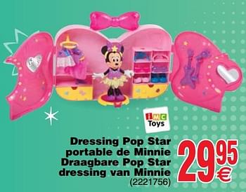 Promoties Dressing pop star portable de minnie draagbare pop star dressing van minnie - IMC Toys - Geldig van 06/11/2018 tot 19/11/2018 bij Cora