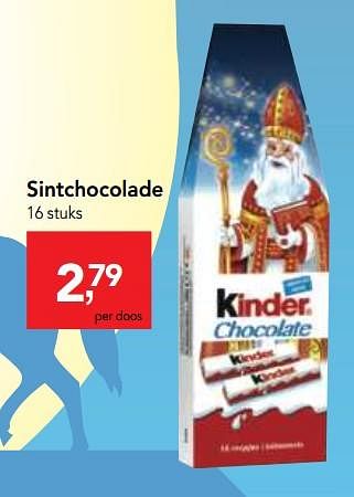 Promotions Sintchocolade - Kinder - Valide de 07/11/2018 à 20/11/2018 chez Makro