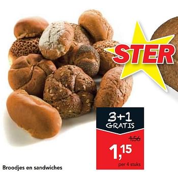 Promoties Broodjes en sandwiches - Huismerk - Makro - Geldig van 07/11/2018 tot 20/11/2018 bij Makro