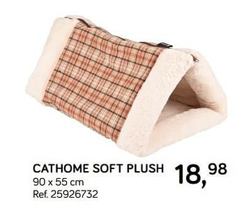 Promoties Cathome soft plush - Huismerk - Supra Bazar - Geldig van 06/11/2018 tot 11/12/2018 bij Supra Bazar