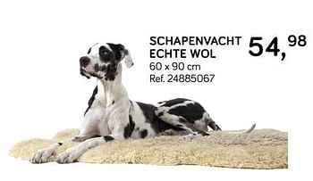 Promoties Schapenvacht echte wol - Huismerk - Supra Bazar - Geldig van 06/11/2018 tot 11/12/2018 bij Supra Bazar