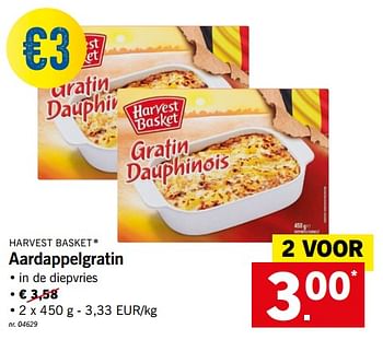 Promoties Aardappelgratin - Harvest Basket - Geldig van 12/11/2018 tot 17/11/2018 bij Lidl